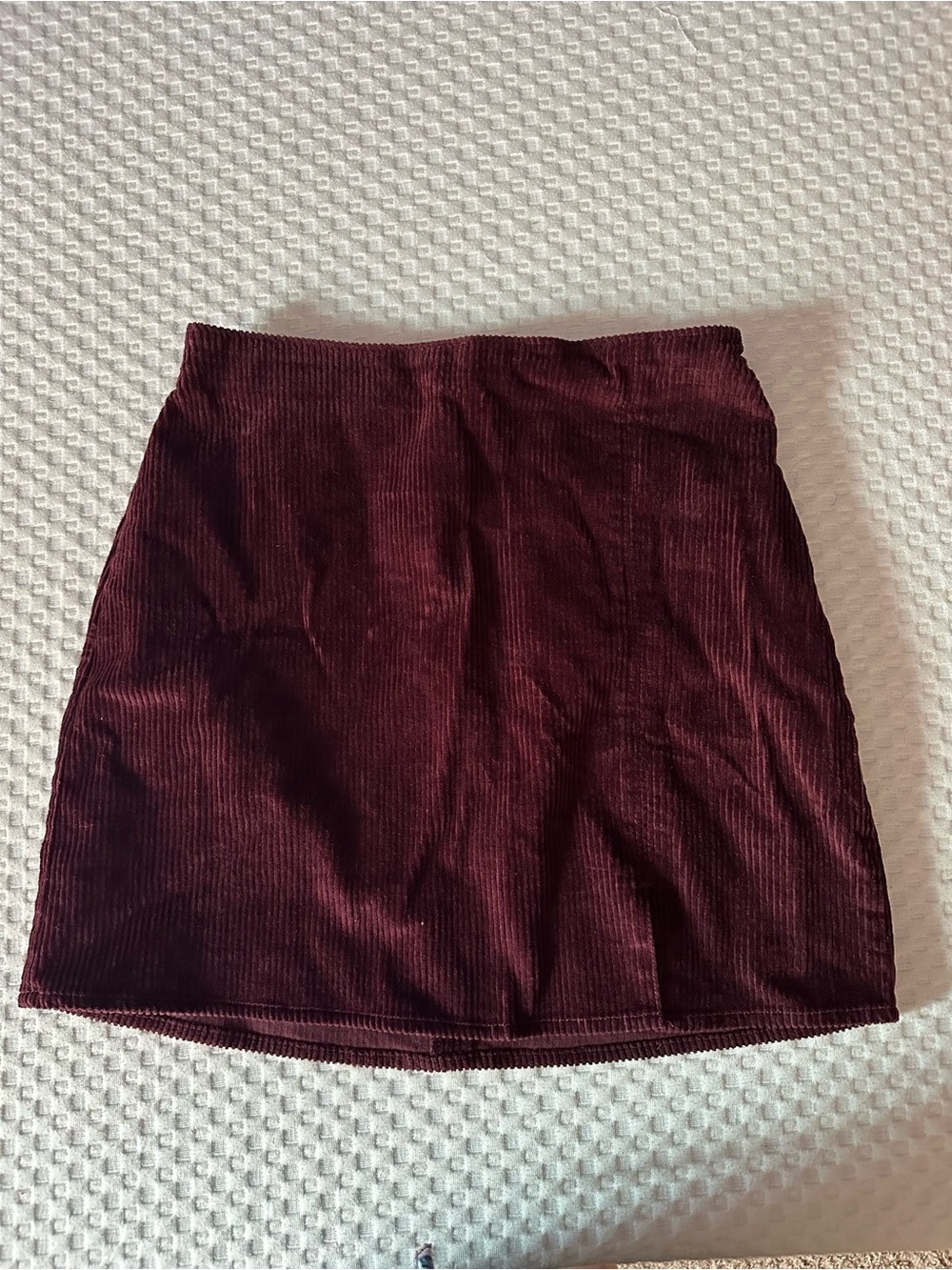 Corduroy Mini Skirt